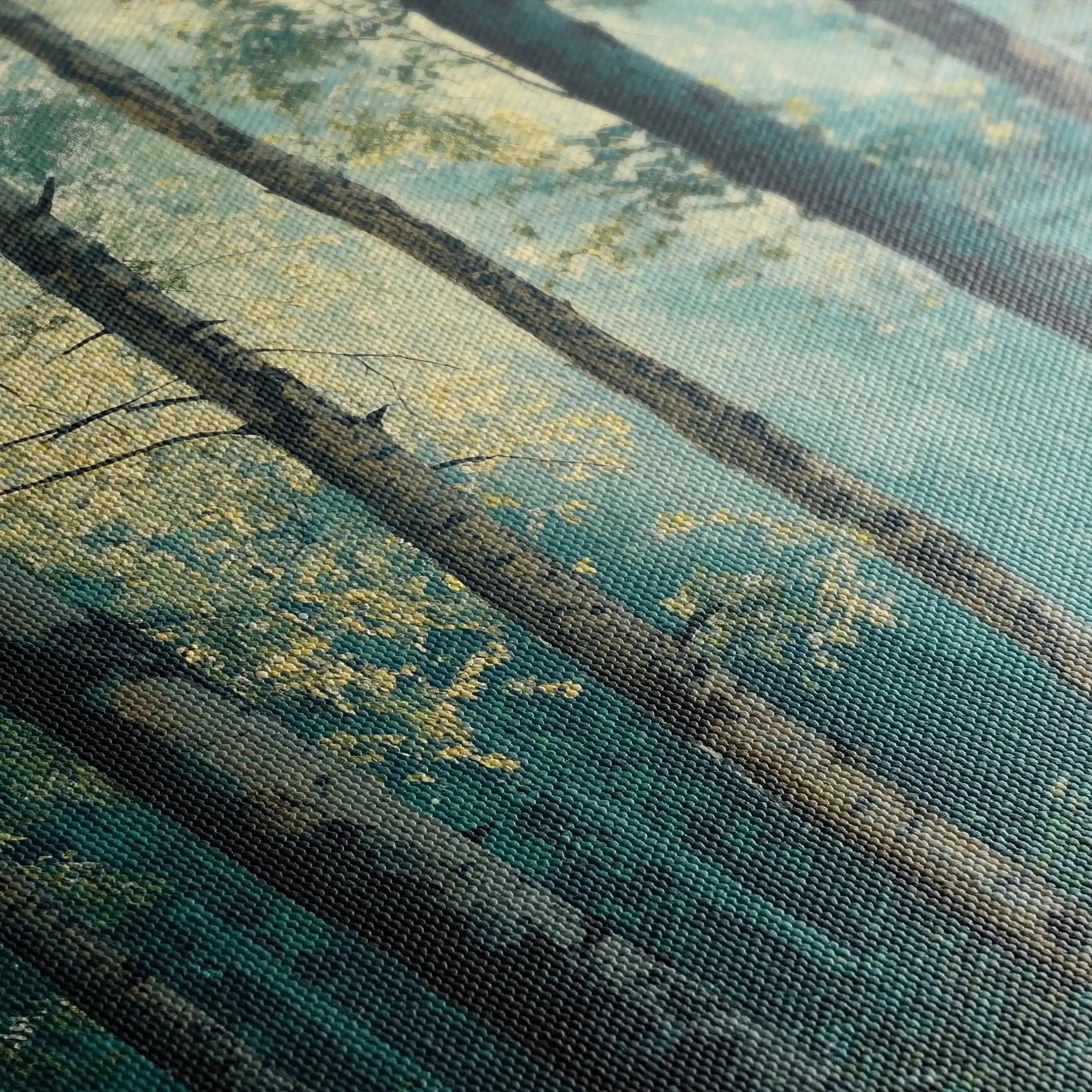 Landscape 439 Canvas Art 60 x 60 cm / Black