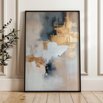 Abstract 440 Canvas Art 18" x 24" / 45 x 60 cm / Black