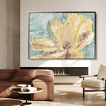 Floral 440 Canvas Art 18" x 24" / 45 x 60 cm / Black