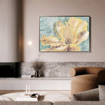 Floral 440 Canvas Art 18" x 24" / 45 x 60 cm / Black
