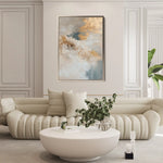 Abstract 441 Canvas Art 18" x 24" / 45 x 60 cm / Black