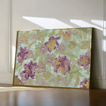 Floral 441 Canvas Art 18" x 24" / 45 x 60 cm / Black