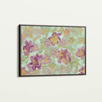 Floral 441 Canvas Art 18" x 24" / 45 x 60 cm / Black