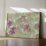Floral 441 Canvas Art 60 x 40 cm / Black