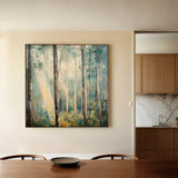 Landscape 441 Canvas Art 16" x 16" / 40 x 40 cm / Black