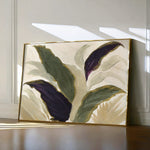 Floral 442 Canvas Art 18" x 24" / 45 x 60 cm / Black