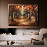 Landscape 442 Canvas Art 18" x 24" / 45 x 60 cm / Black
