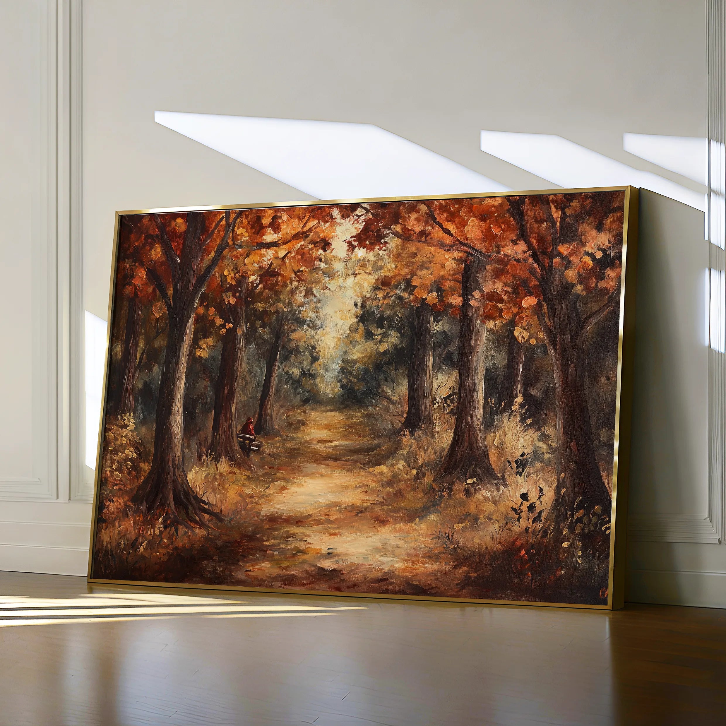 Landscape 442 Canvas Art 18" x 24" / 45 x 60 cm / Black