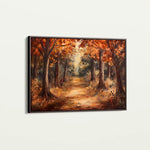 Landscape 442 Canvas Art 60 x 40 cm / Black