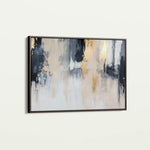 Abstract 443 Canvas Art 18" x 24" / 45 x 60 cm / Black