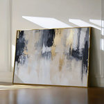 Abstract 443 Canvas Art 60 x 40 cm / Black