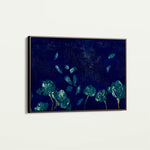 Floral 443 Canvas Art 60 x 40 cm / Black
