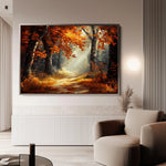 Landscape 443 Canvas Art 18" x 24" / 45 x 60 cm / Black