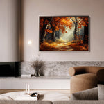 Landscape 443 Canvas Art 18" x 24" / 45 x 60 cm / Black