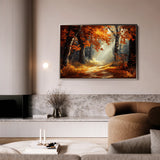 Landscape 443 Canvas Art 18" x 24" / 45 x 60 cm / Black