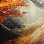 Landscape 443 Canvas Art 18" x 24" / 45 x 60 cm / Black