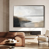 Abstract 444 Canvas Art 18" x 24" / 45 x 60 cm / Black
