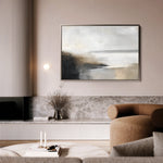 Abstract 444 Canvas Art 18" x 24" / 45 x 60 cm / Black