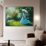 Landscape 444 Canvas Art 18" x 24" / 45 x 60 cm / Black