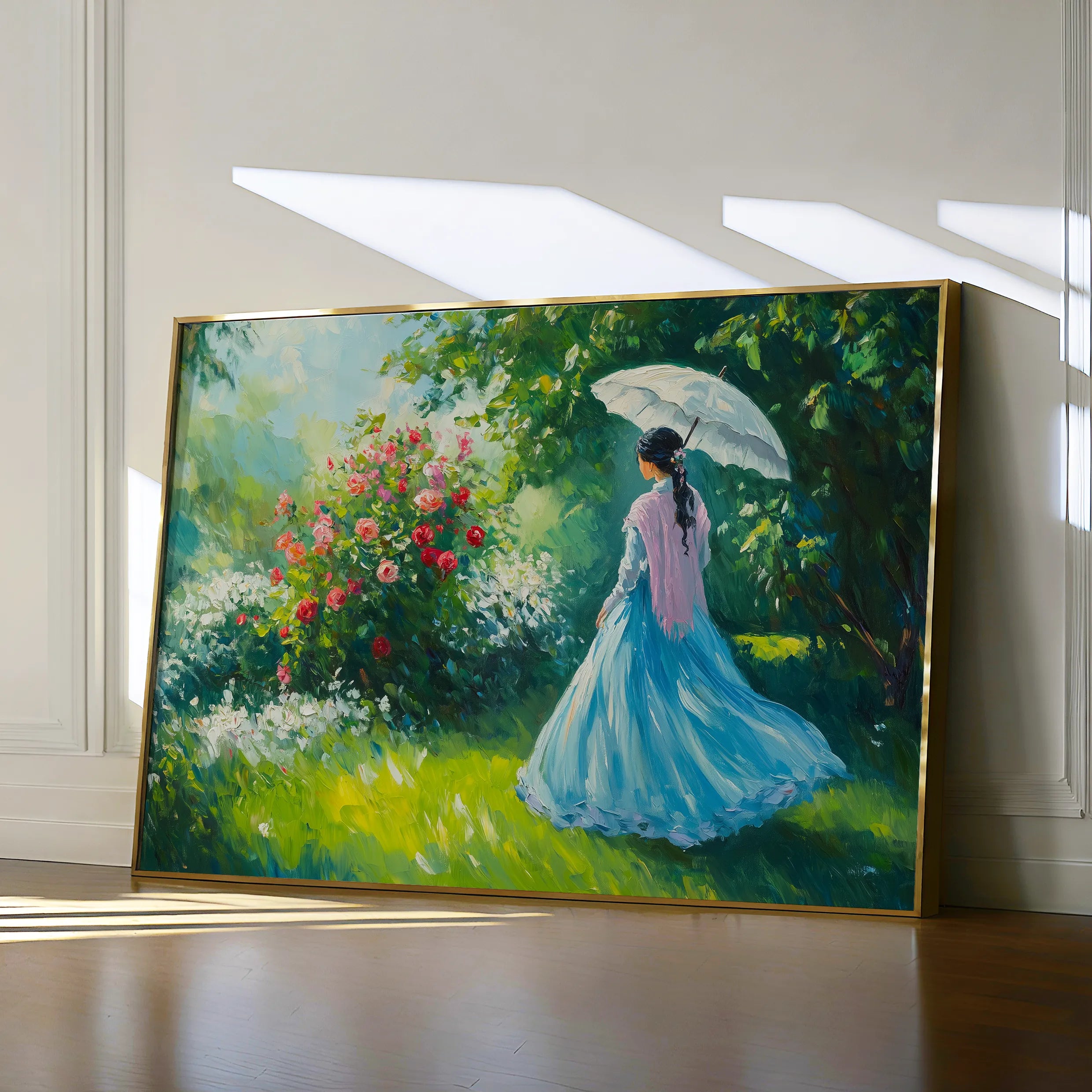 Landscape 444 Canvas Art 18" x 24" / 45 x 60 cm / Black