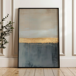 Abstract 445 Canvas Art 18" x 24" / 45 x 60 cm / Black