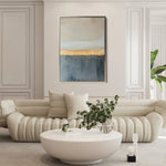 Abstract 445 Canvas Art 18" x 24" / 45 x 60 cm / Black