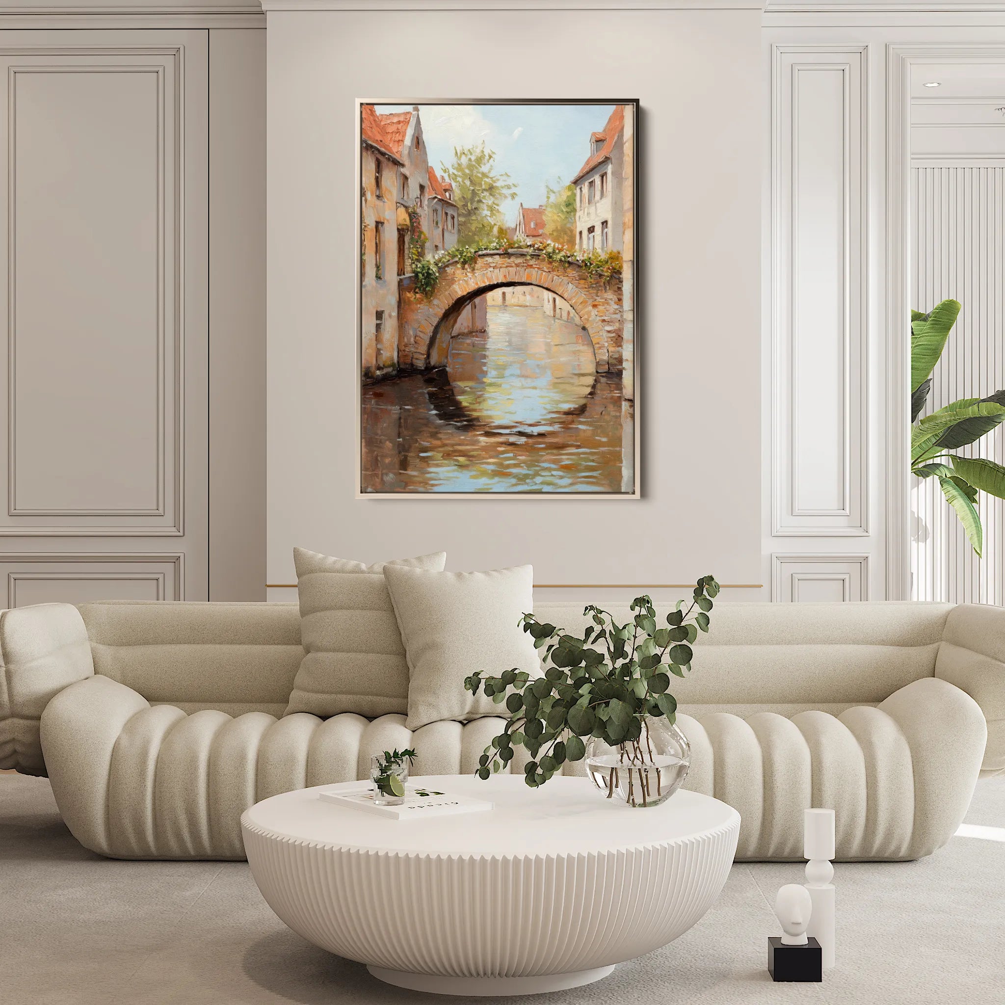 Landscape 445 Canvas Art 18" x 24" / 45 x 60 cm / Black