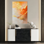 Abstract 446 Canvas Art 18" x 24" / 45 x 60 cm / Black