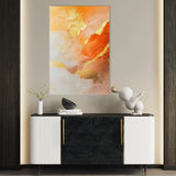 Abstract 446 Canvas Art 18" x 24" / 45 x 60 cm / Black
