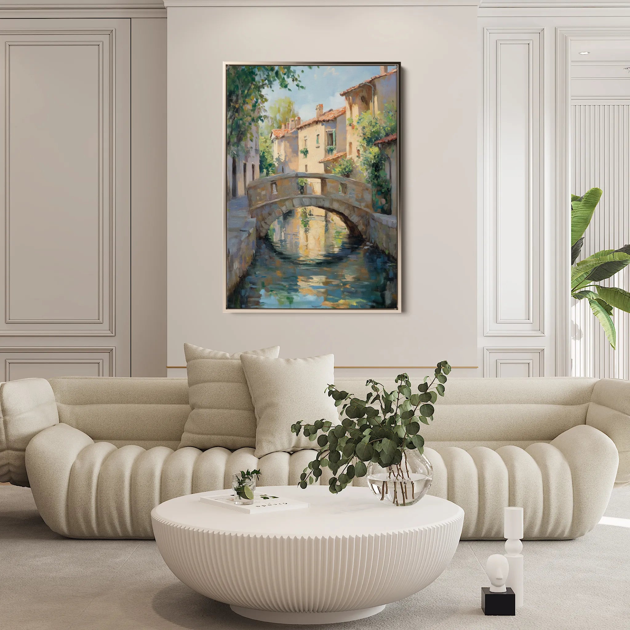 Landscape 446 Canvas Art 18" x 24" / 45 x 60 cm / Black