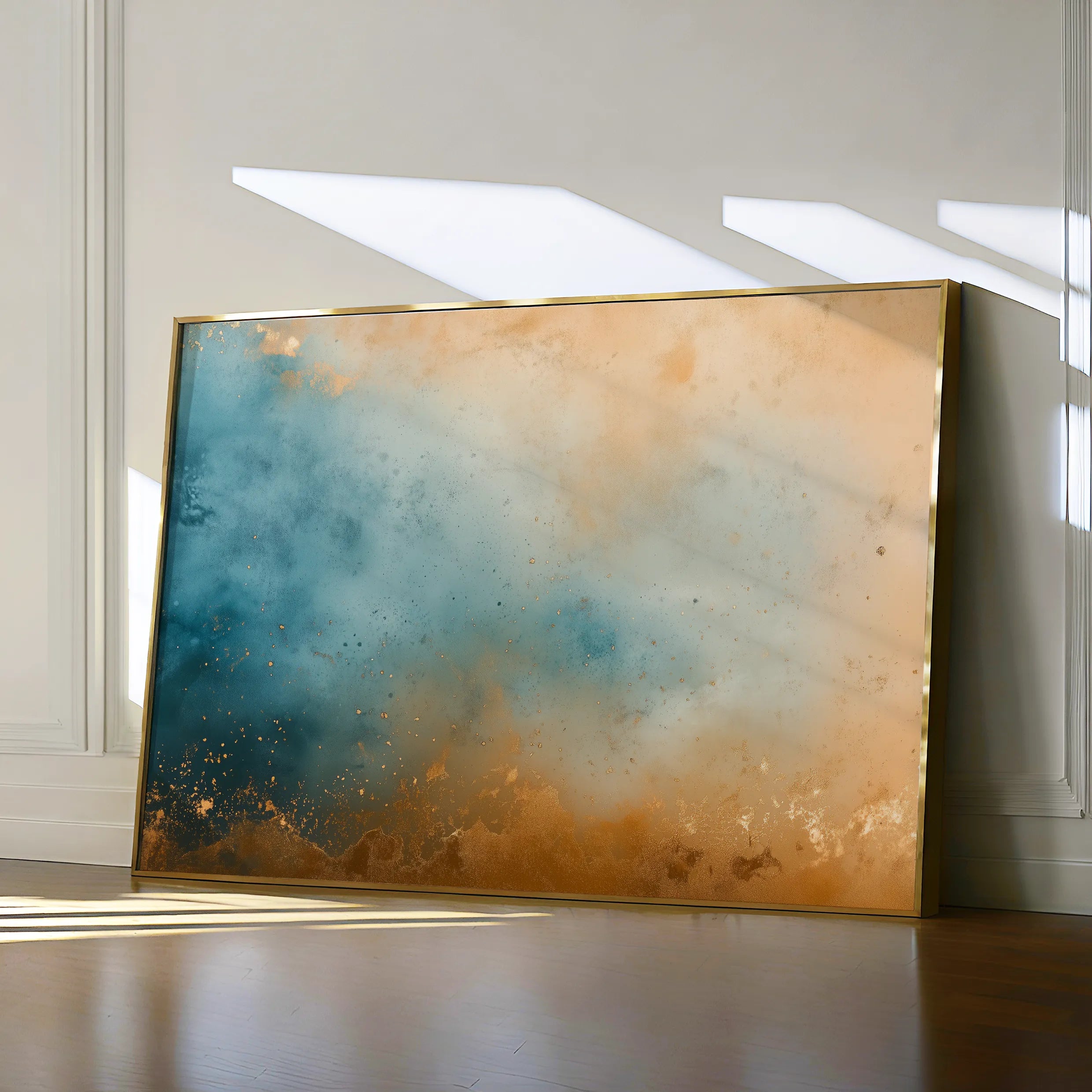 Abstract 447 Canvas Art 18" x 24" / 45 x 60 cm / Black