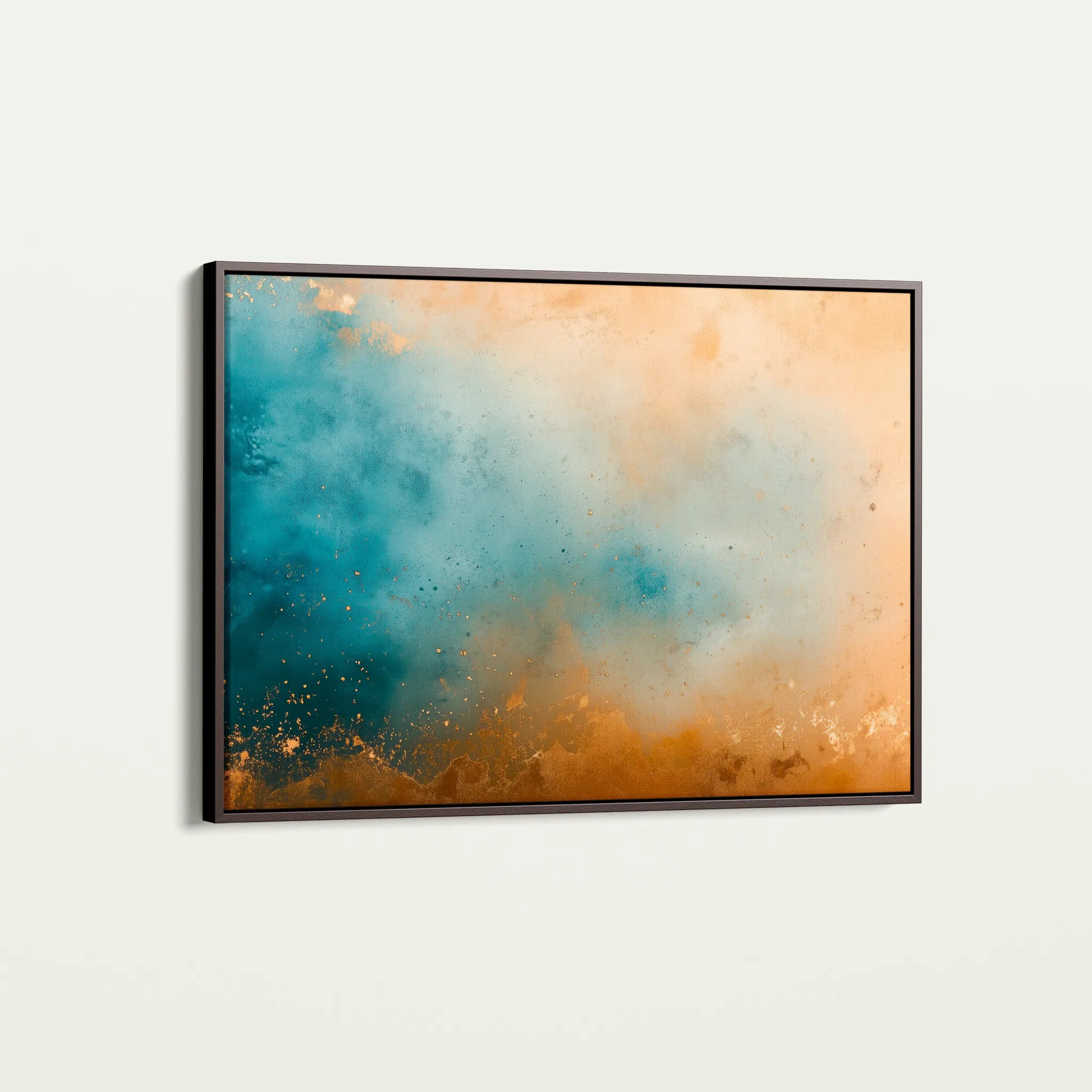 Abstract 447 Canvas Art 18" x 24" / 45 x 60 cm / Black