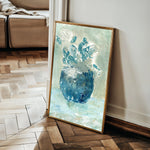 Floral 447 Canvas Art 18" x 24" / 45 x 60 cm / Black