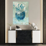 Floral 447 Canvas Art 60 x 40 cm / Black