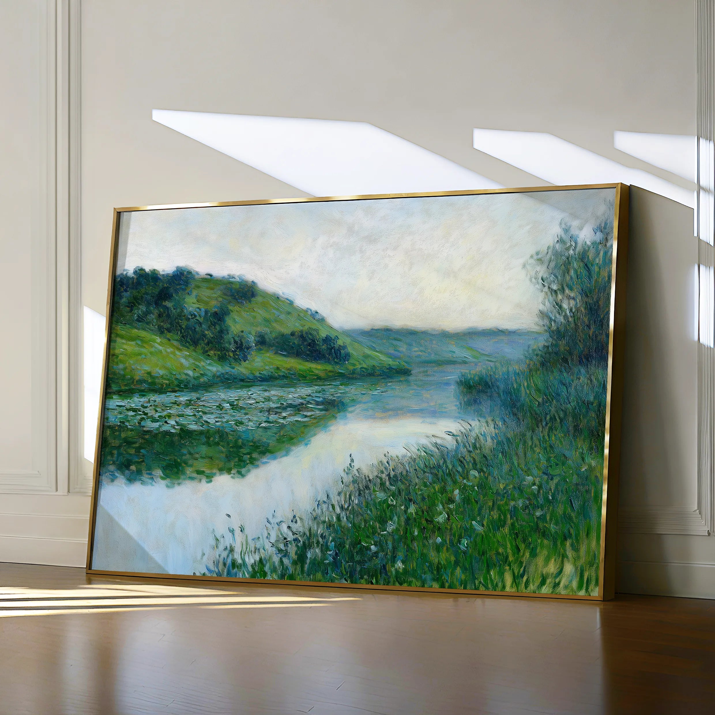 Landscape 447 Canvas Art 18" x 24" / 45 x 60 cm / Black
