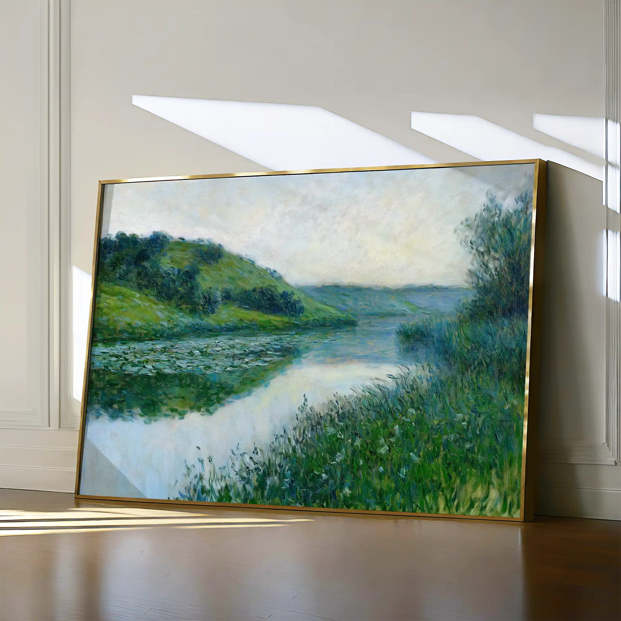 Landscape 447 Canvas Art 60 x 40 cm / Black