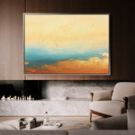 Abstract 448 Canvas Art 18" x 24" / 45 x 60 cm / Black