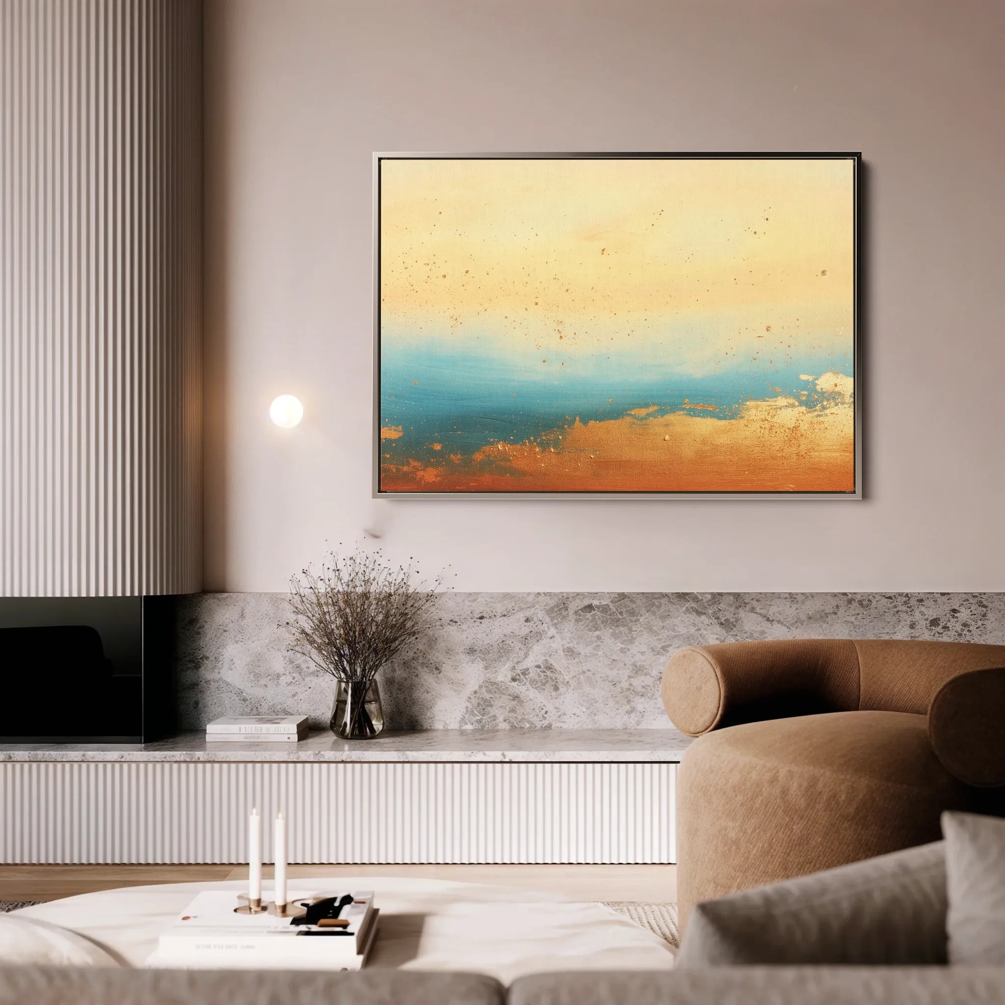 Abstract 448 Canvas Art 18" x 24" / 45 x 60 cm / Black