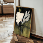 Floral 448 Canvas Art 18" x 24" / 45 x 60 cm / Black