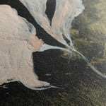 Floral 448 Canvas Art 18" x 24" / 45 x 60 cm / Black