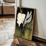 Floral 448 Canvas Art 60 x 40 cm / Black