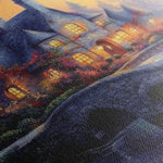 Landscape 448 Canvas Art 18" x 24" / 45 x 60 cm / Black
