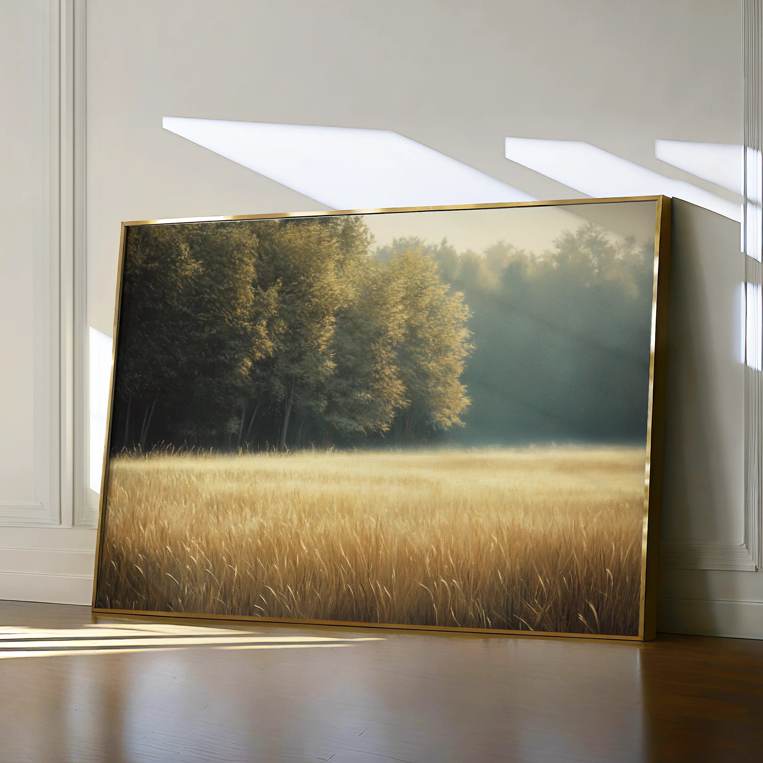 Landscape 449 Canvas Art 18" x 24" / 45 x 60 cm / Black