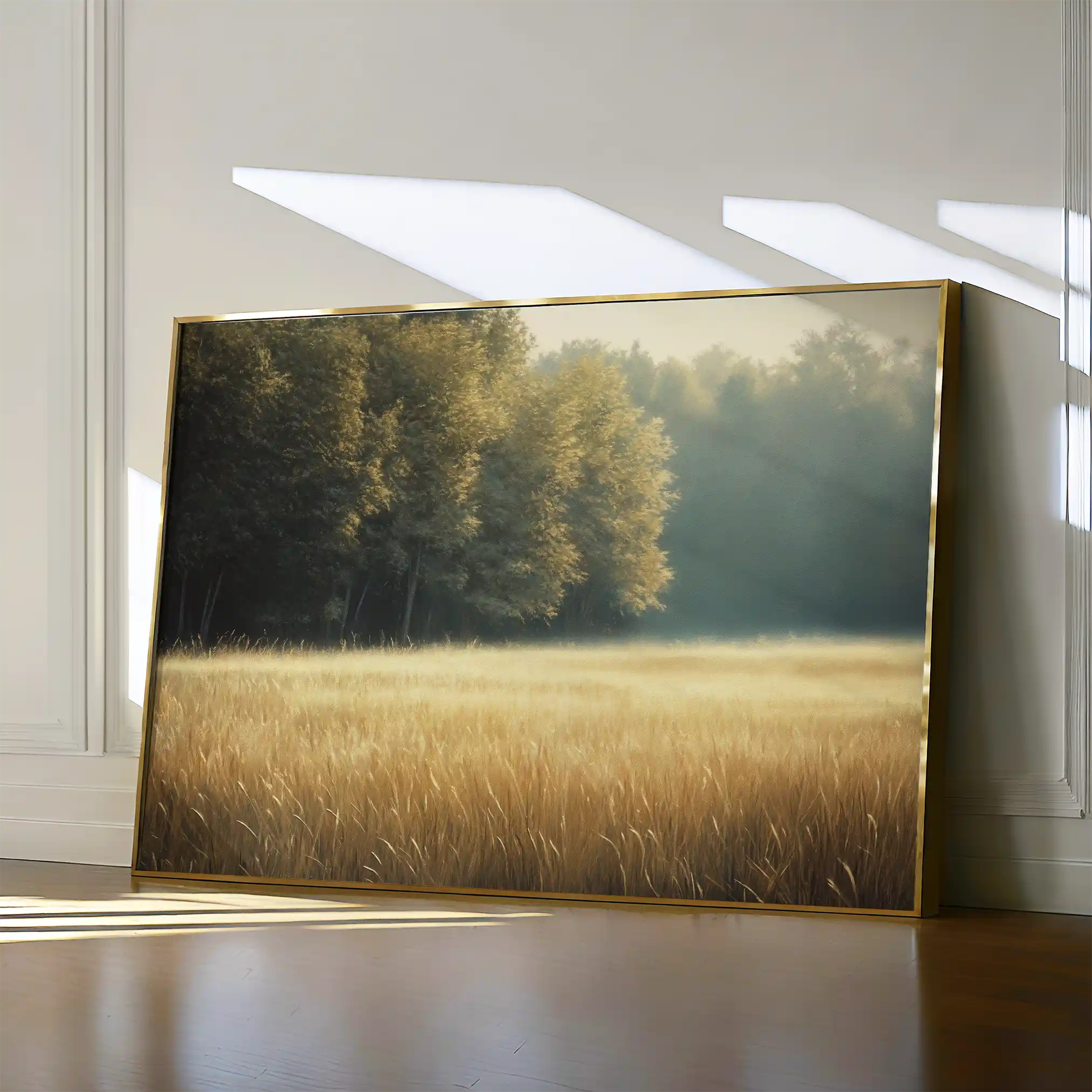 Landscape 449 Canvas Art 60 x 40 cm / Black