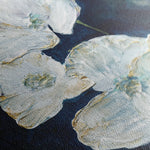 Floral 450 Canvas Art 18" x 24" / 45 x 60 cm / Black