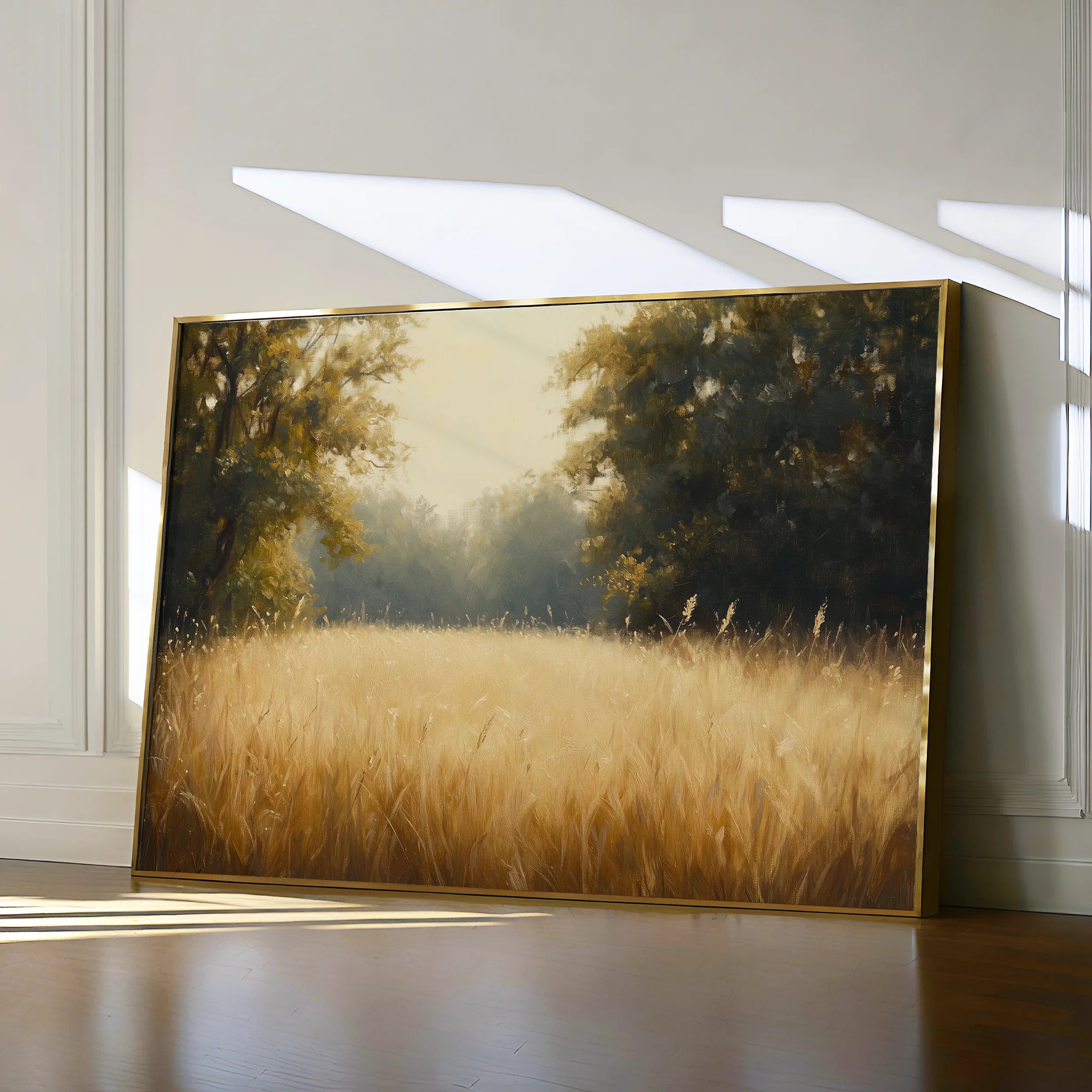 Landscape 450 Canvas Art 18" x 24" / 45 x 60 cm / Black