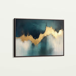 Abstract 451 Canvas Art 18" x 24" / 45 x 60 cm / Black