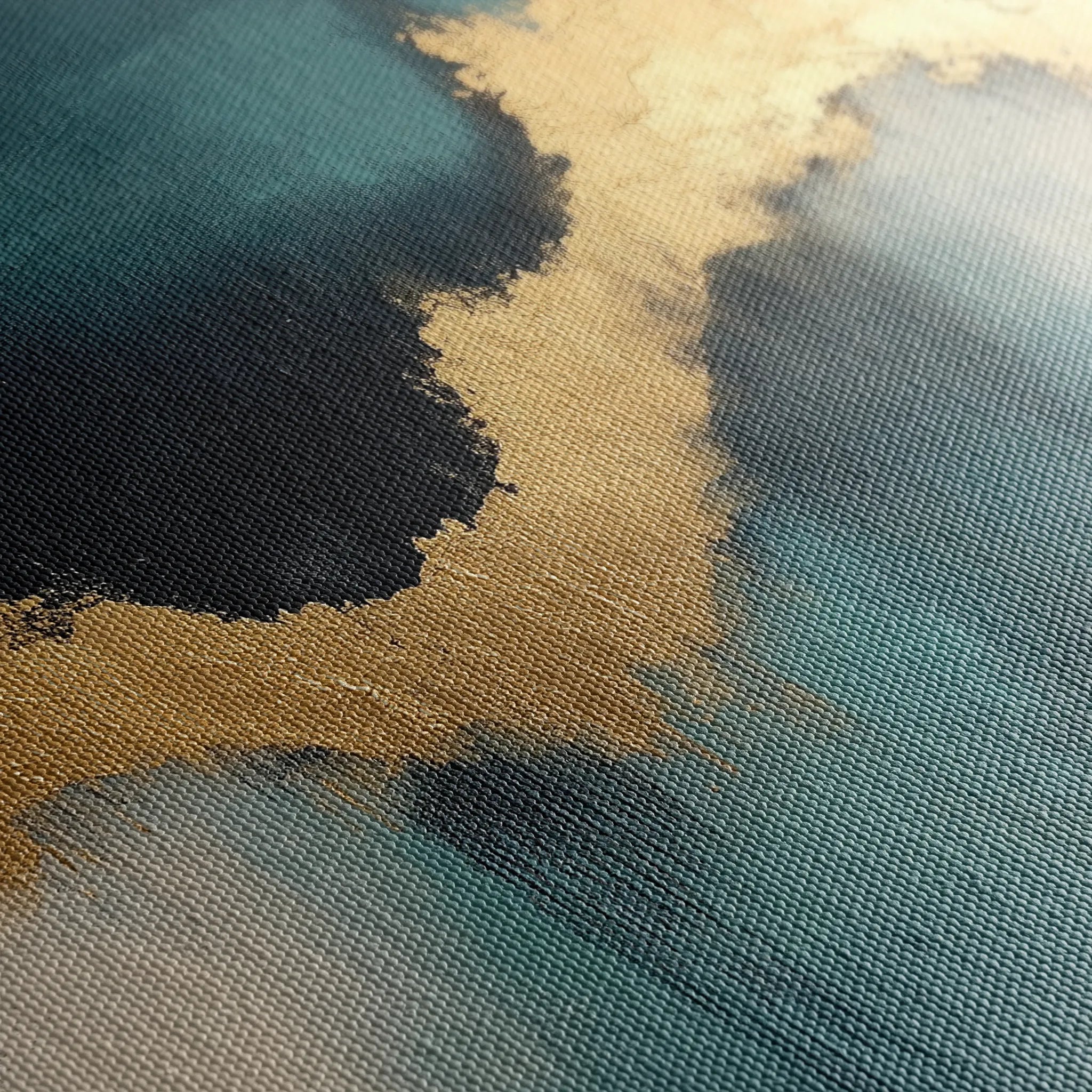 Abstract 451 Canvas Art 18" x 24" / 45 x 60 cm / Black