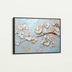 Floral 451 Canvas Art 18" x 24" / 45 x 60 cm / Black