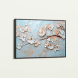 Floral 451 Canvas Art 18" x 24" / 45 x 60 cm / Black